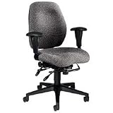 HON7828AB90T - Mid-Back Task Chair, 30-1/2x35x42, Blue/Black Frame