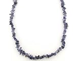 Iolite Splinter Beaded Necklace