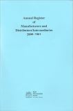 : Annual Register of Manufacturers of Medical Feedingstuffs and Zootechnical Products 2000 (ANNUAL REGISTER OF MANUFACTURERS OF MEDICATED ANIMAL FEEDINGSTUFFS)