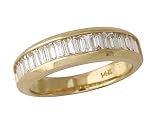 1.00 CTW Diamond Baguette Channel Ring 14K Yellow Gold