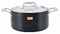 Marco Pierre White Hard Anodised with Copper Base 20 cm Casserole + Lid