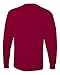 Jerzees Men's Heavyweight Blend 50/50 Long Sleeve T-Shirt (Cardinal, X-Large)