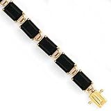 10k Gold & Black Onyx Bracelet