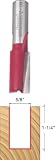 Freud 12-138 5/8-Inch Diameter by 1-1/4-Inch Double Flute Straight Bit