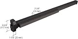 CRL Dark Bronze 1900 Series Non-Handed Rim Panic Exit Device