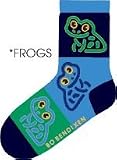 3 Pairs of Children's Designer Socks With Frogs