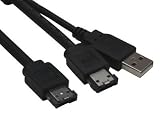 Produkt-Bild: DELOCK Power Over eSATA Y- Kabel > USB und eSATA Stecker 1m