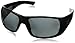 Hoven Ritz 16-0102 Polarized Wrap Sunglasses, Black Gloss,69 mm