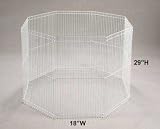 8-panel Wire Ferret Playpen 29h X 18