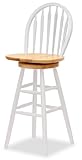 Basics White 30" Swivel Bar Stool
