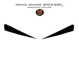 Honda Accord 03-05 - Color: Black Vinyl Eyelids
