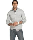 Nautica Big & Tall 1/2 Zip Cable Front Sweater