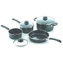 Mirro Great Start Non-Stick 7-piece Cookware Set, Black