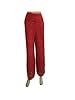 Womens Boho Pant Red Floral Embroidered Trouser Boho Pants