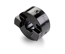 Ruland MOST25-8-A Oldham Coupling Hub, Set Screw Style, Black Anodized Aluminum, 8mm Bore, 25.4mm OD, 28.6mm Length
