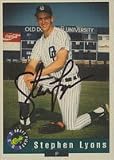 Stephen Lyons, New York Mets Autographed Card
