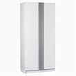 79in. Storage Cabinet In White And Gray Furniture By Ameriwood Furniture