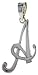 Sterling Silver 1 1/2 Inch Script Initial Pendant A