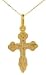 Jewelry : medium greek orthodox gold cross (18K gold)