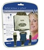 Electronics : Sweex 2 Port Compact KVM Switch USB with Audio