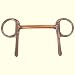 Coronet Copper Mullen Mouth Half Cheek Bit - 3 3/4