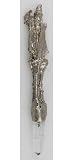 Wizard Goddess Silver Tone Magic Wand Wand Wicca Wiccan Pagan Religious Ritual Witch