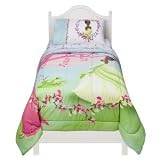 Disney Full Princess and the Frog Comforter Bed Cover Girls Bedding Microfiber