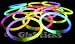 Kitchen & Housewares : 100 glow in the dark glow stick bracelets Duo Colour