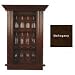 Wine Glass Cabinet (Mahogany) (36H x 20W x 3.5D)
