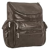 David King Co Large Computer Backpack CAFE thumbnail