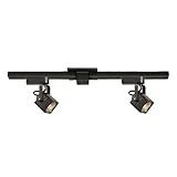 IMAGE OF Galaxy Lighting 70118-2'-2L BK 2 Light Halogen Track Lighting