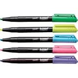 Staples® Hype!TM Pen-Style Highlighters, Chisel Tip, Assorted Colors, Pack of 6