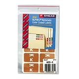 SMD67181 - Alpha-Z Color-Coded Labels
