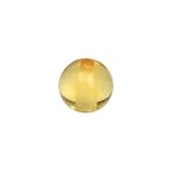 Genuine Baltic Lemon Honey Amber Drilled Bead, 4mm