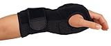 Mueller Sports Medicine Night Support Wrist Brace, Black, Size Measure Around Wrist 5.75 - 9 Inches