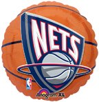 New Jersey Nets Basketball - Foil Balloon