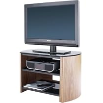 Light Oak Real Wood Veneer TV Stand for screens up to 37 inch