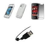 Nokia Nuron 5230 Premium Crystal Clear Snap On Cover Hard Case Cell Phone Protector + Crystal Clear Screen Protector + USB Data Charge Sync Cable for Nokia Nuron 5230 31ESzBF0sbL. SL160 Nokia Nuron 5230 Premium Crystal Clear Snap On Cover Hard Case Cell Phone Protector + Crystal Clear Screen Protector + USB Data Charge Sync Cable for Nokia Nuron 5230
