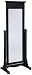 Color Story Pure Black Cheval Floor Mirror