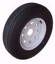 St215/75r14 Goodyear Marathon Radial Tire Mtd. On 14 5 Lug White MOD Wheel