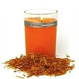 Red Flower Chinese Marigold Candle - 4 oz