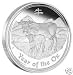 1OZ YEAR OF THE OX 2009 SILVER COIN