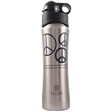 Stainless Steel Reusable Bottle - Peace Signs