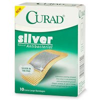 Curad Silver Extra Large Bandages - 10 ea by Curad