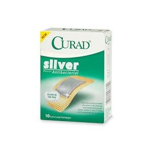 Curad Silver Extra Large Bandages - 10 ea by Curad