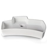 Ticor Jigsaw Vessel Porcelain Single Bowl Bathroom Sink