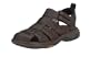 Clarks Men's Charles Sandal, Brown Oily Leather, 10 M