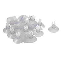 Como 20pcs Aquarium Clear Suction Cup Airline Tube Holders Clips Clamps