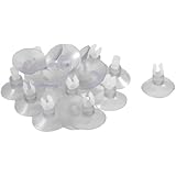 Jardin Suction Cup Airline Tube 20-Piece Holders/Clips/Clamps for Aquarium, Clear