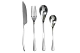 Ethos Linda Barker Cutlery Set, Satin Mercury, 16 Piece